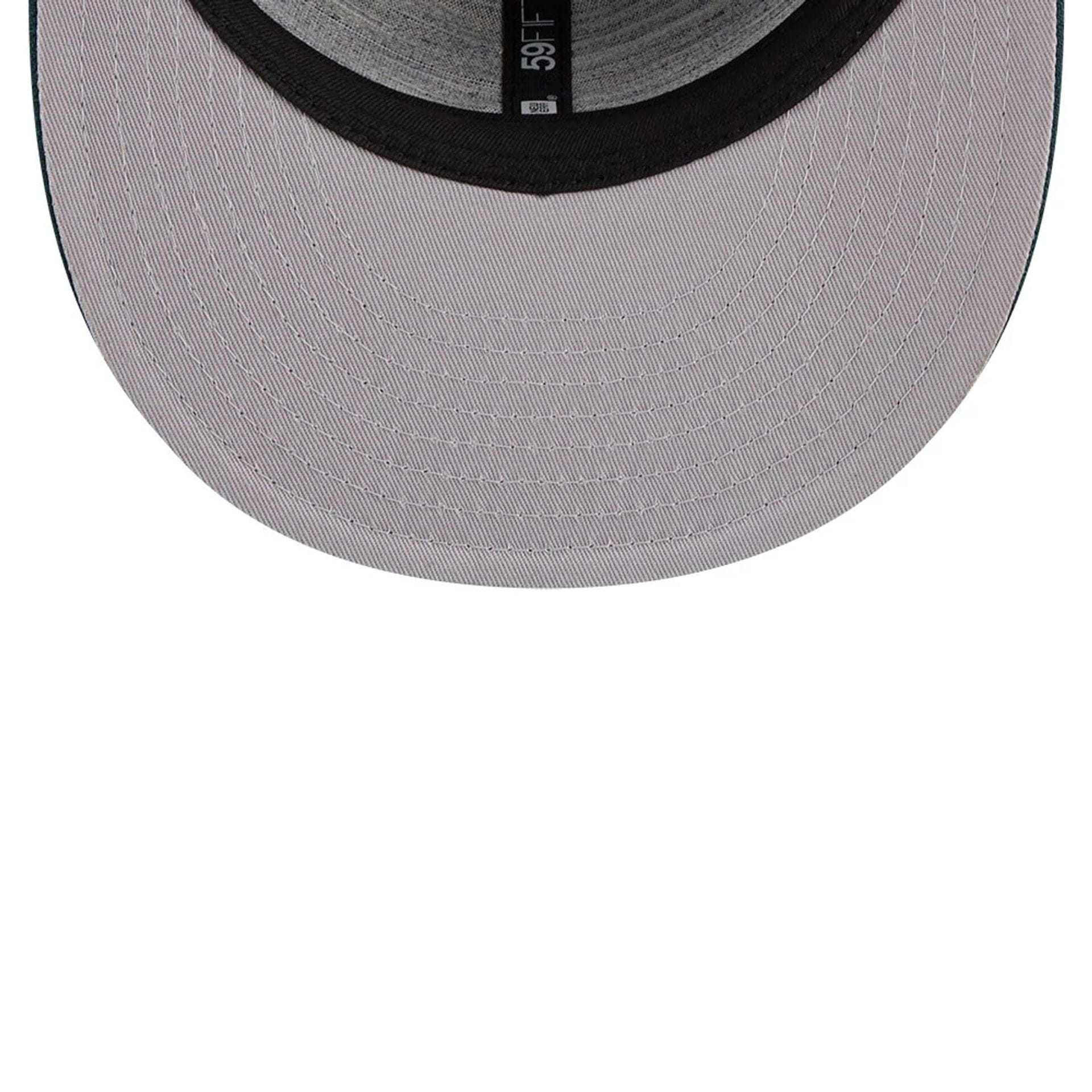 Pictured is this WBC Classical Script Australia Retro Crown 59FIFTY Fitted cap in dark green. 2