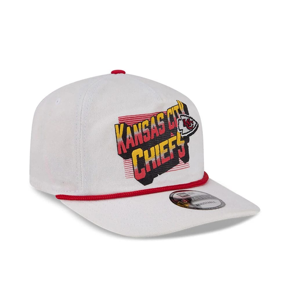 Pictured is this NFL Duck Cloth Kansas City Chiefs 19TWENTY cap in cream. 4