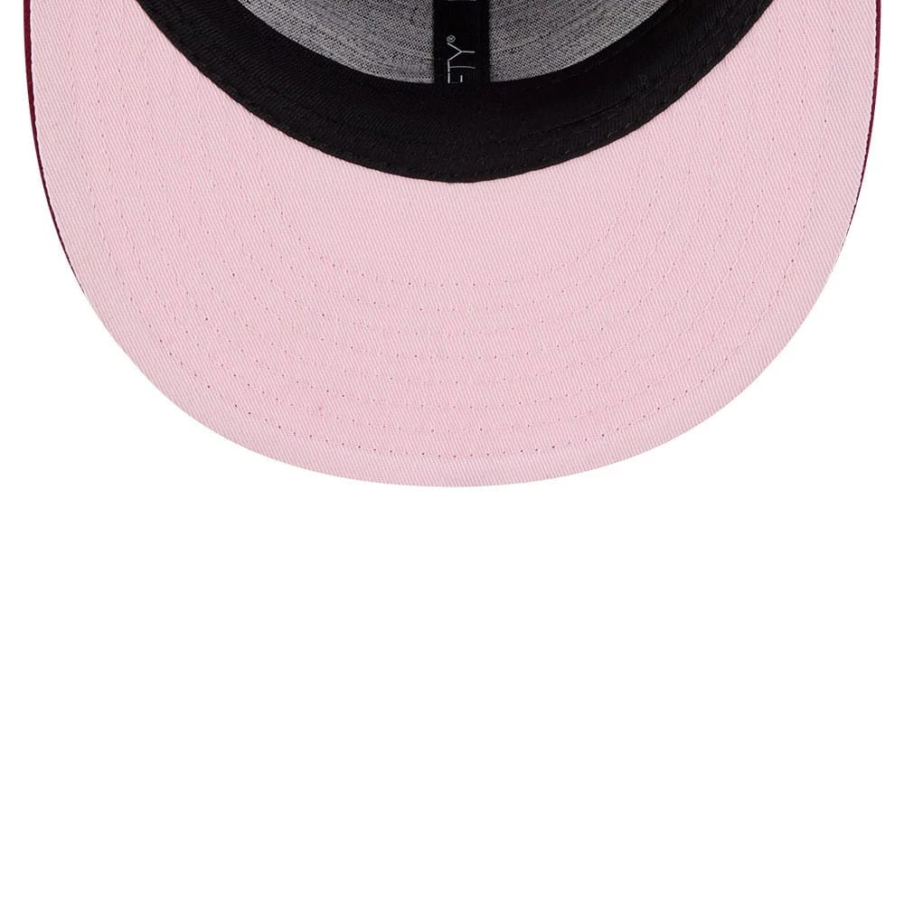 Pictured is this WBC Classical Script USA Retro Crown 59FIFTY Fitted cap in Dark Red. 2