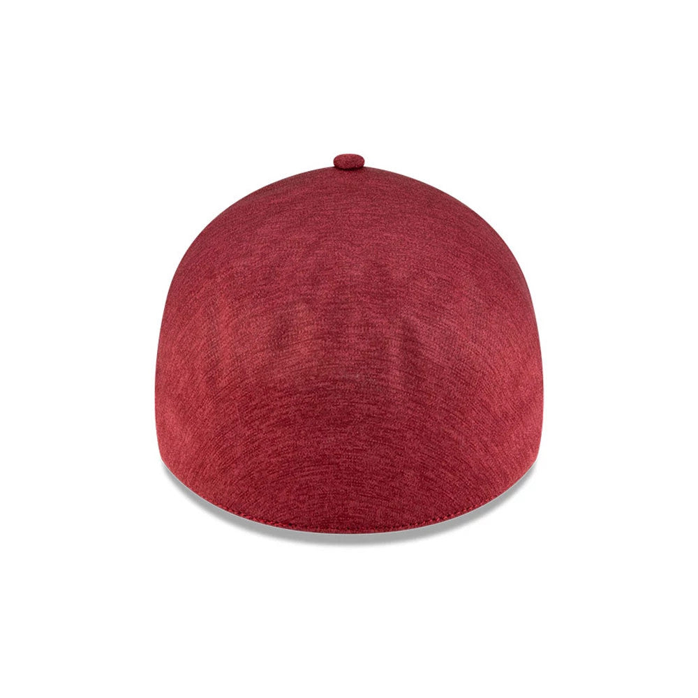 Pictured is this New Era 39THIRTY Infinity Stretch Fit cap in dark red. 4
