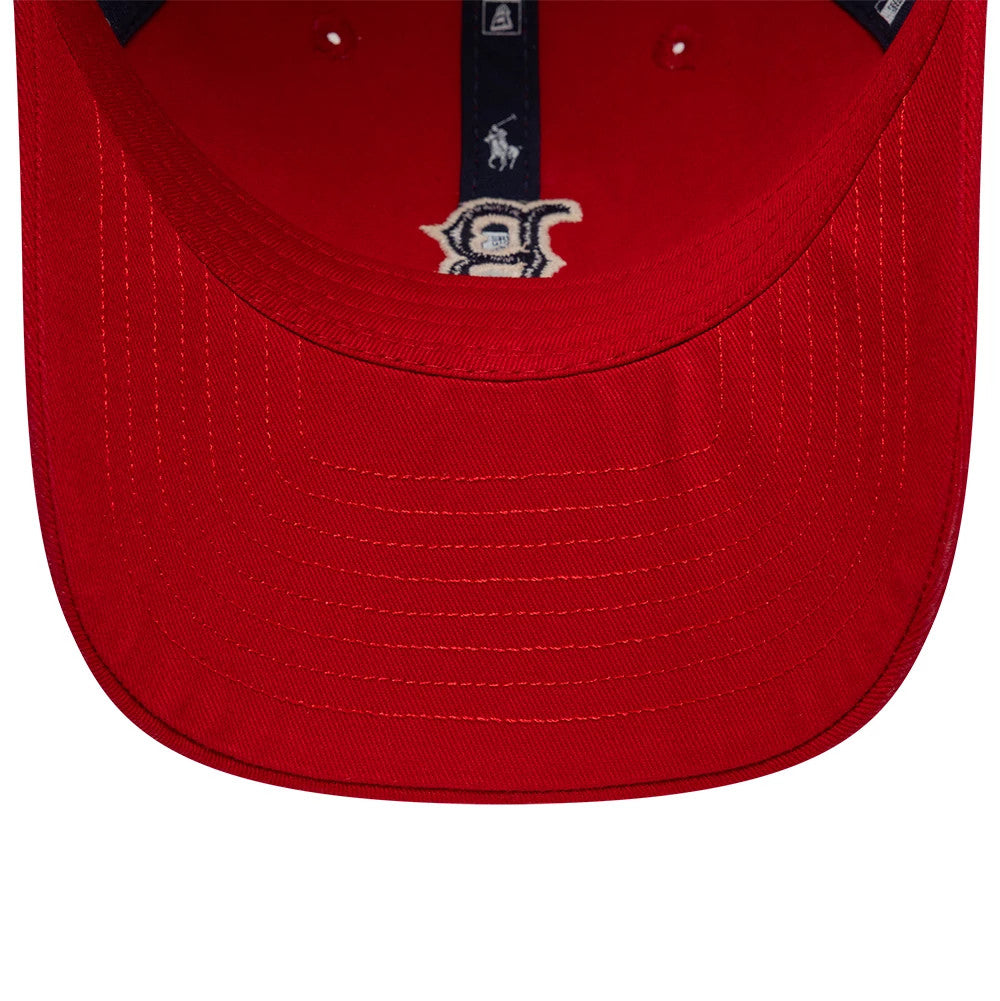 Pictured is this Ralph Lauren X MLB Boston Red Sox 9TWENTY cap in red. 7