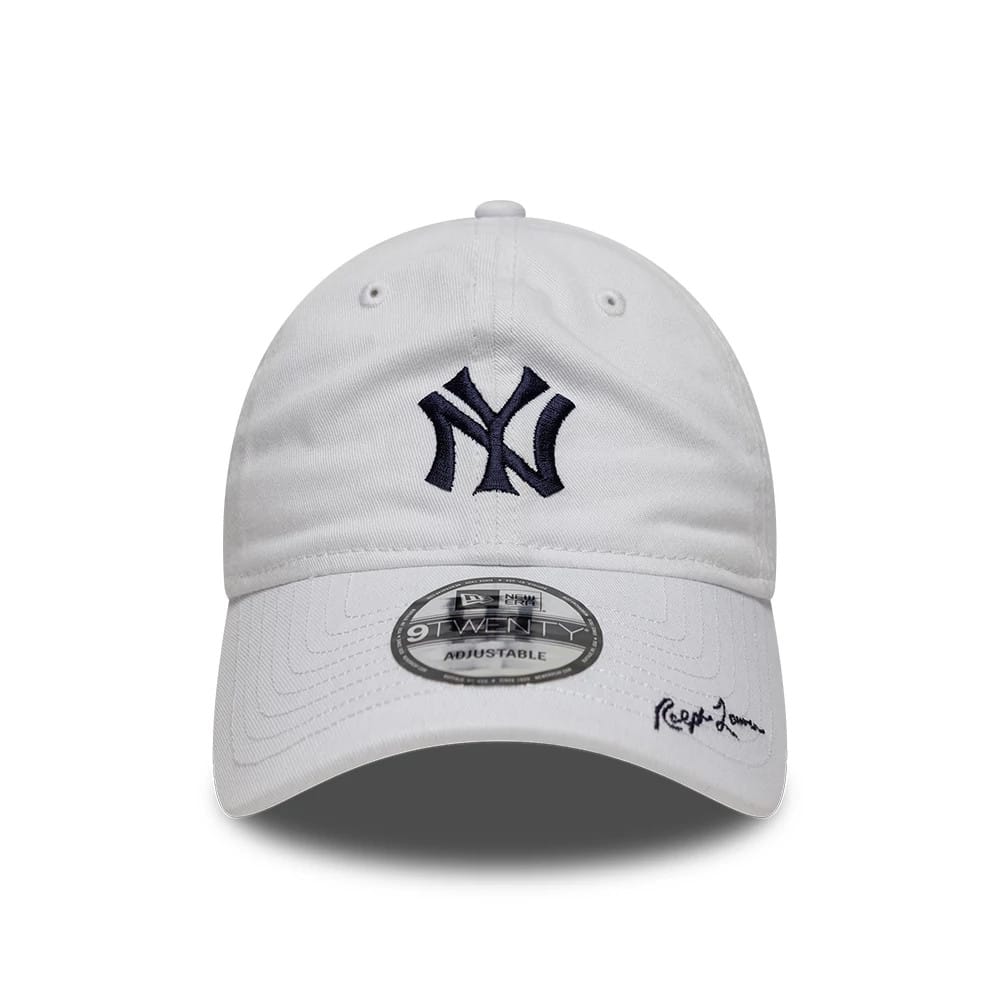 Pictured is this Ralph Lauren X MLB New York Yankees 9TWENTY cap in white. 3