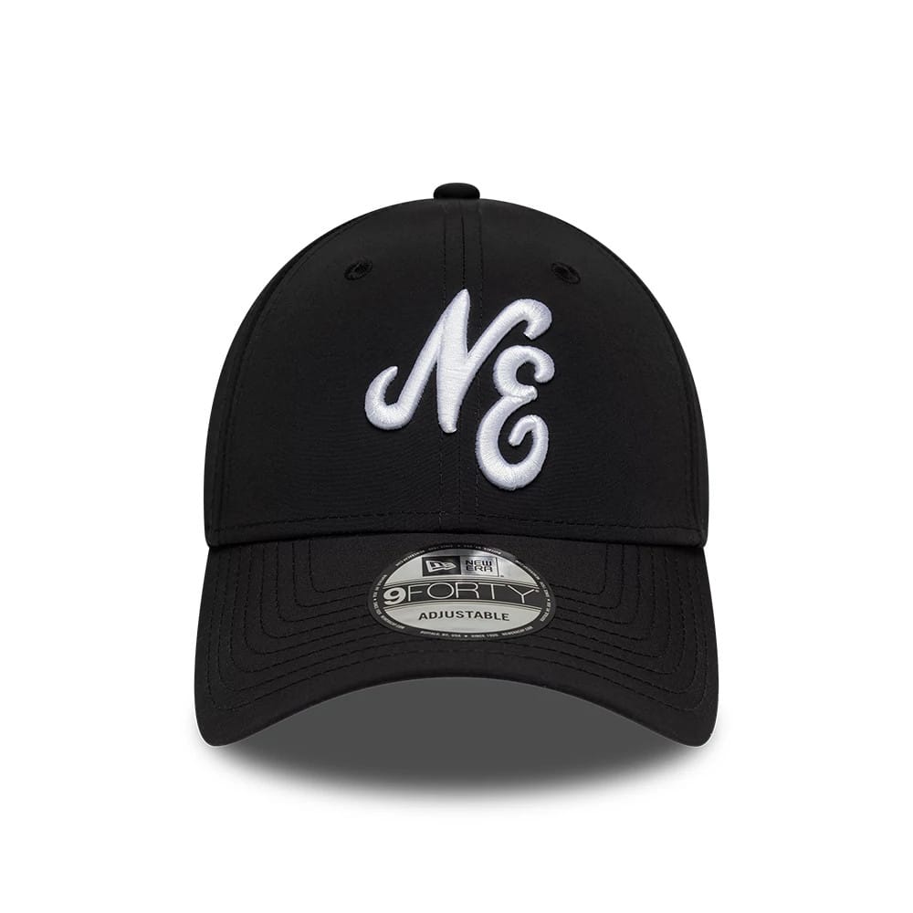 Pictured is this New Era Recycled 9FORTY cap in black. 2