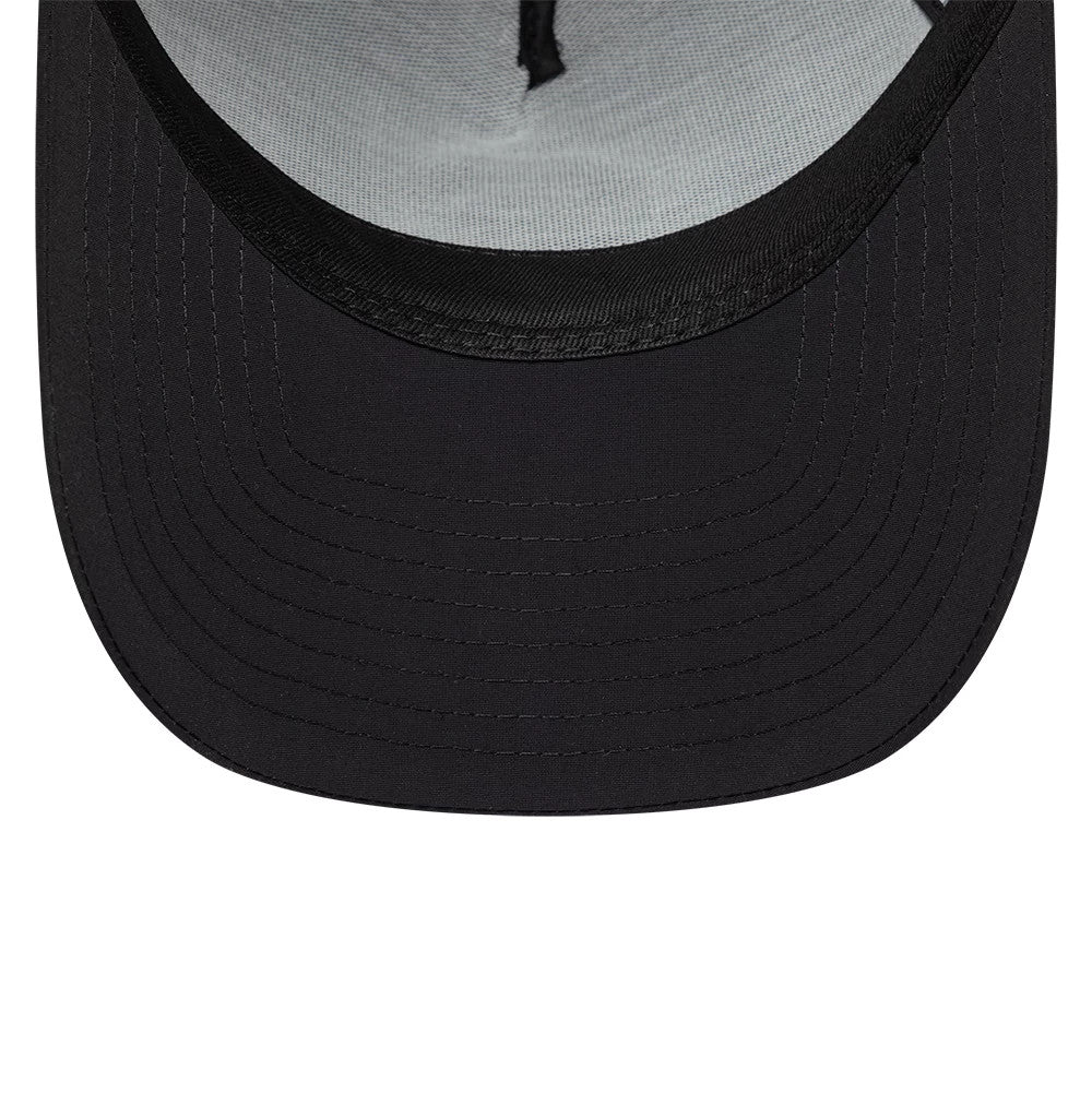 Pictured is this MLB Recycled Chicago White Sox 9FORTY A-Frame cap in Black On Black. 7