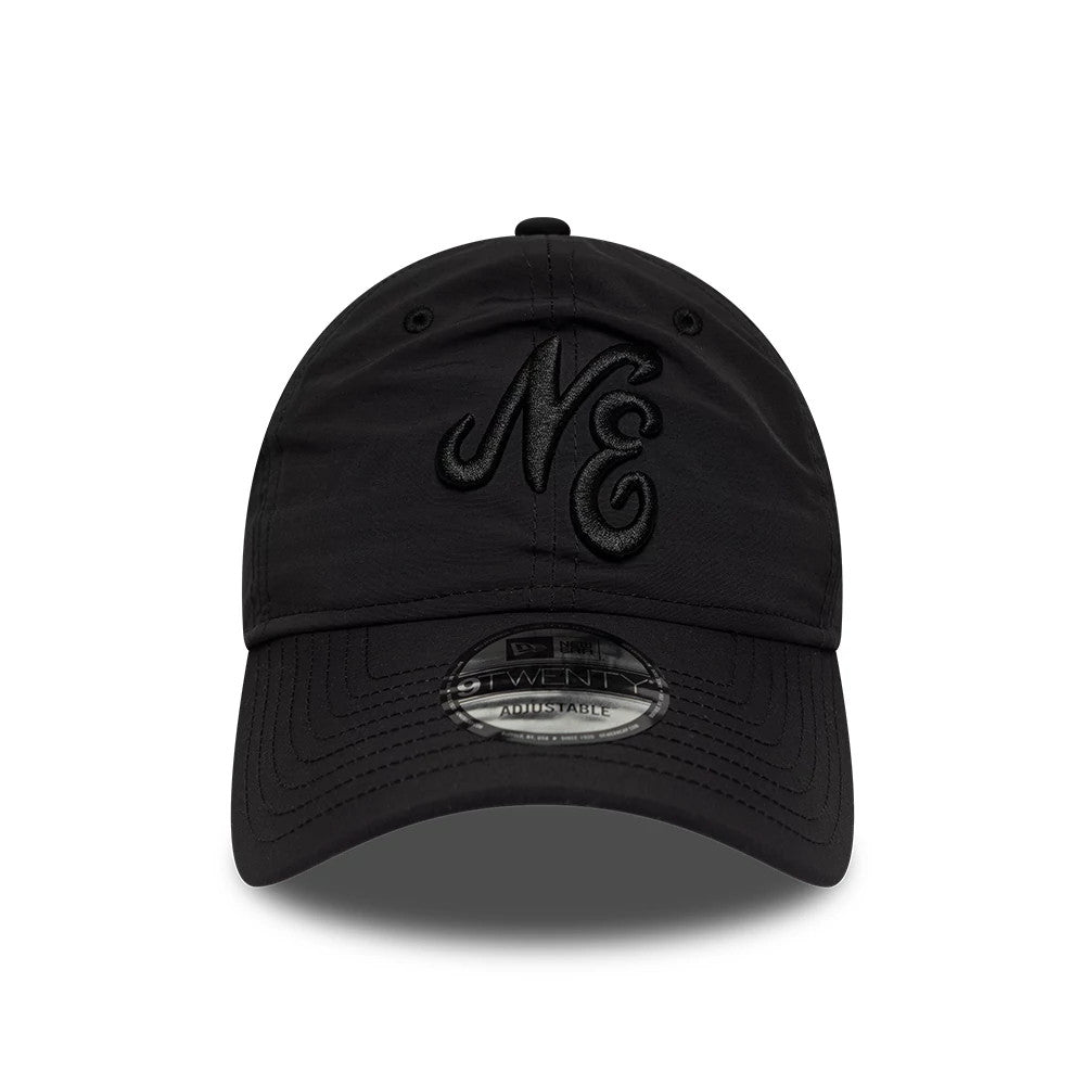 Pictured is this New Era Recycled 9TWENTY cap in Black On Black. 2