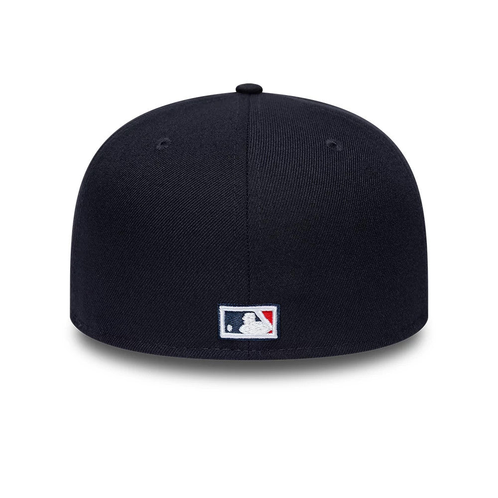 Pictured is this MLB Sidepatch Boston Red Sox 59FIFTY Fitted cap in navy. 7
