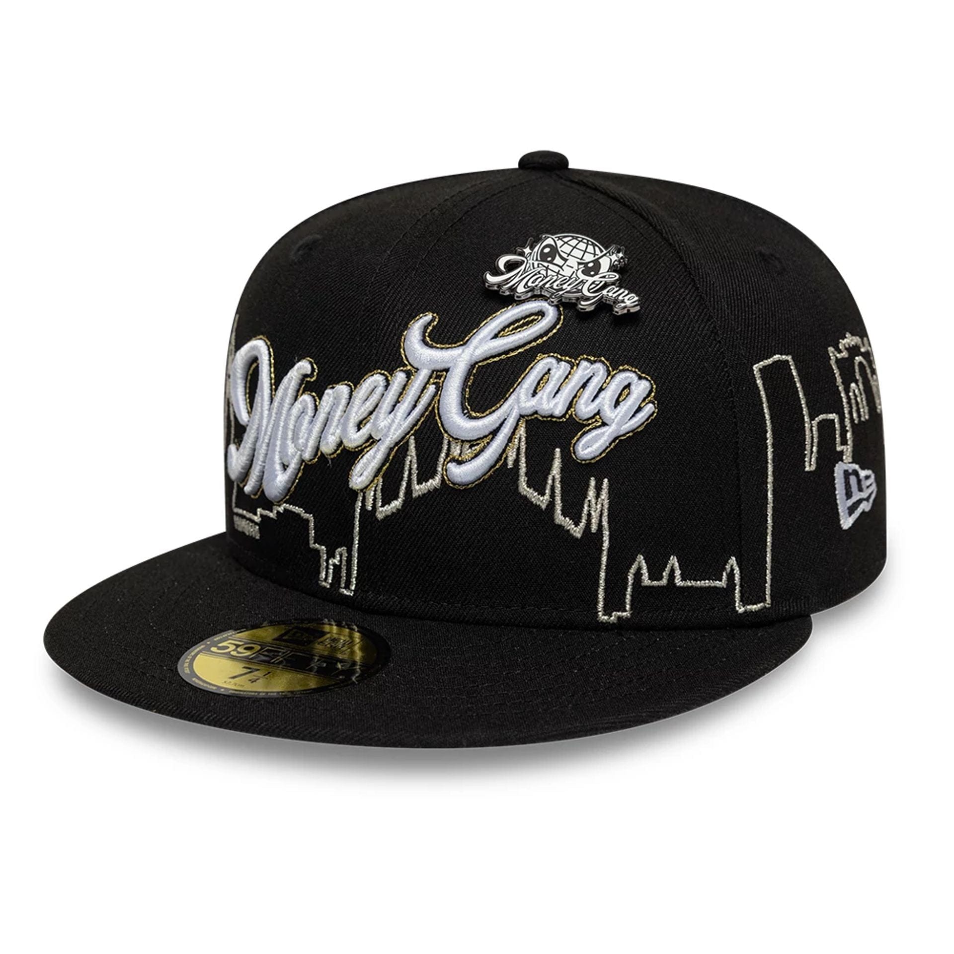 Pictured is this Sfera Ebbasta X New Era 59FIFTY Fitted cap in black. 1