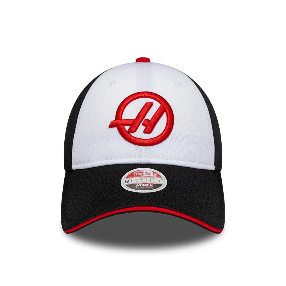 Pictured is this Womens TGR Haas F1 Open Back cap in black. 3
