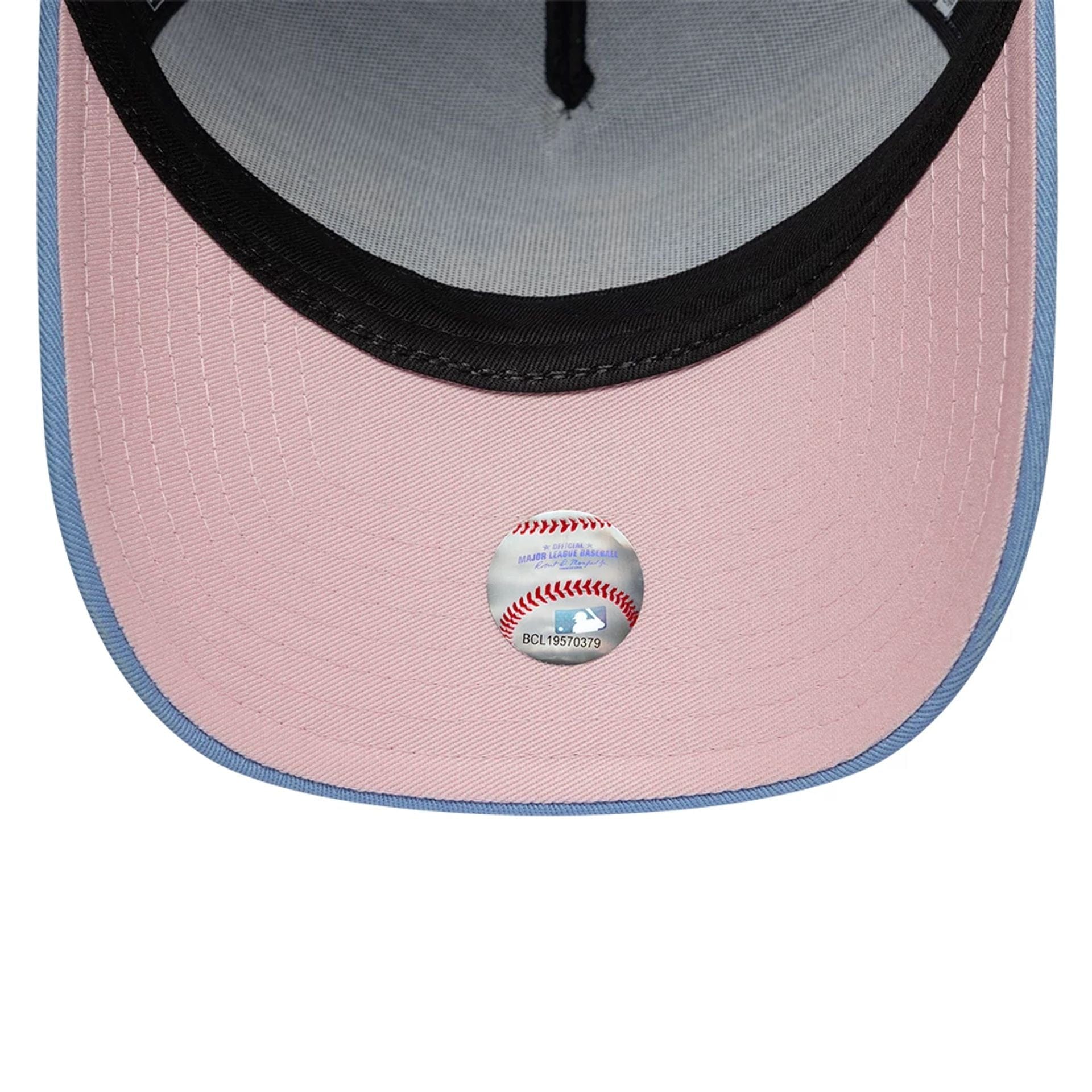 Pictured is this MLB Cherub LA Dodgers 9FORTY A-Frame cap in pastel blue. 2