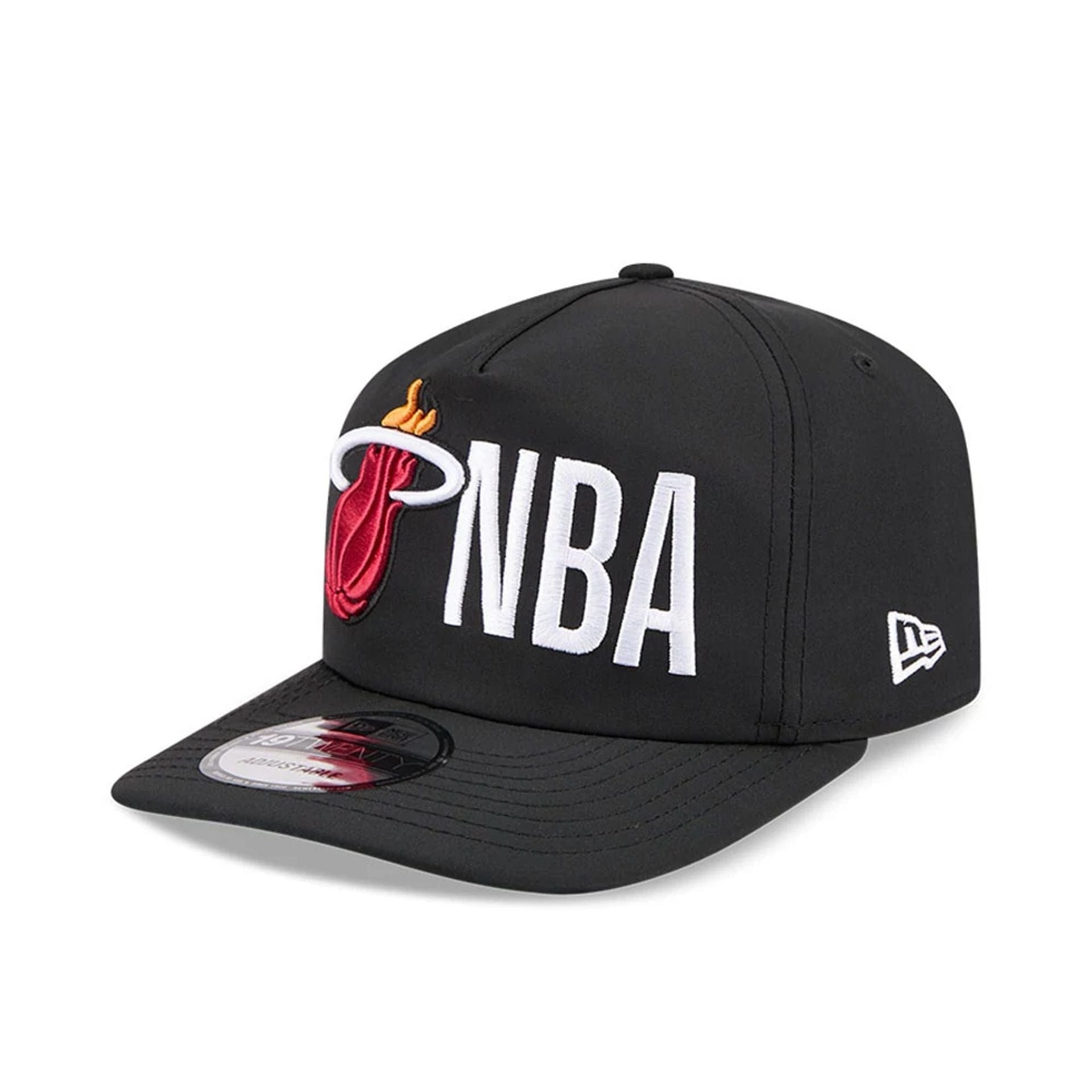 Pictured is this NBA Team Logo Miami Heat 19TWENTY cap in black. 1