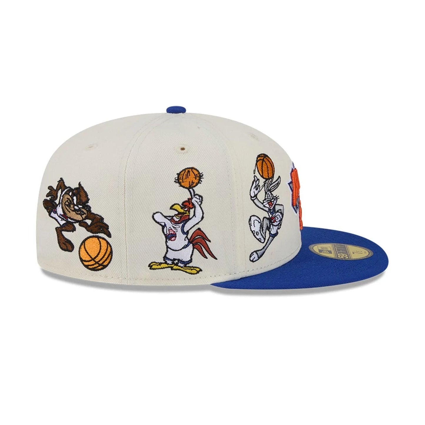 Pictured is this Space Jam Tune Squad New York Knicks 59FIFTY Fitted cap in White. 7