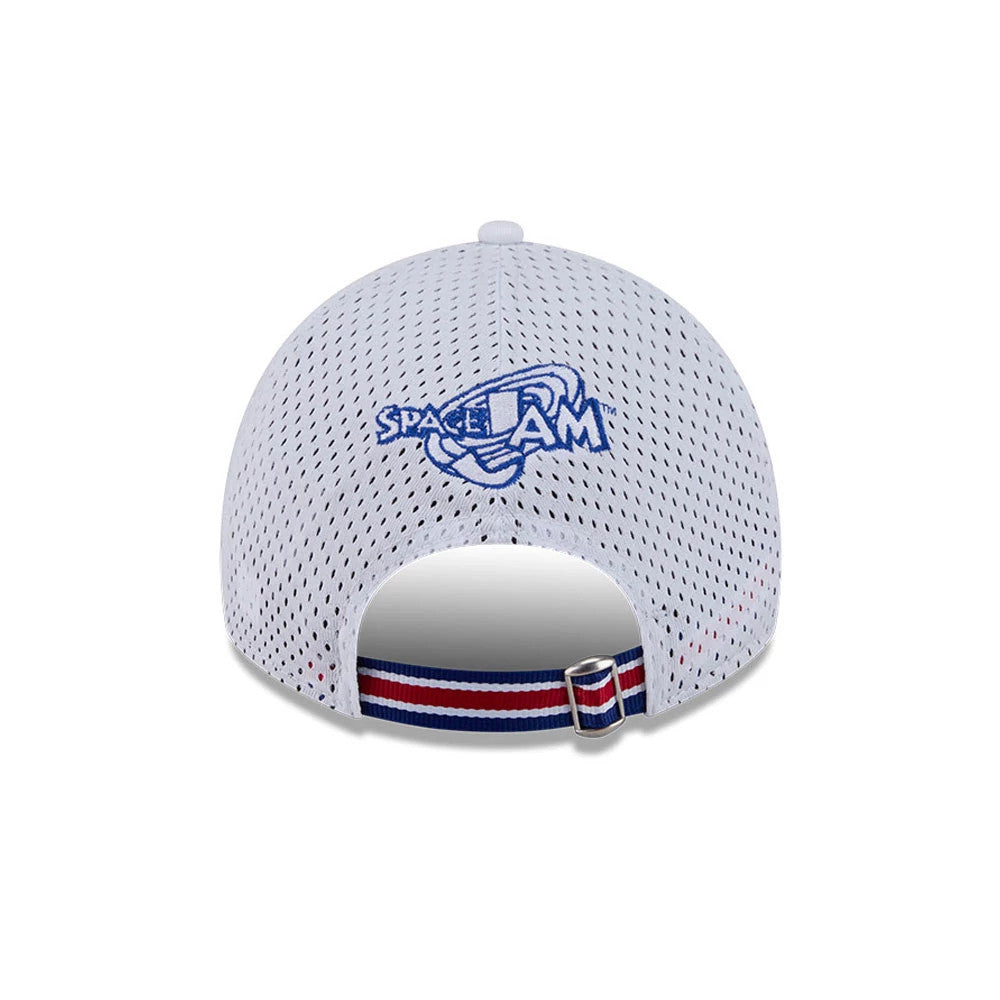 Pictured is this Space Jam Tune Squad 9TWENTY A-Frame cap in white. 2