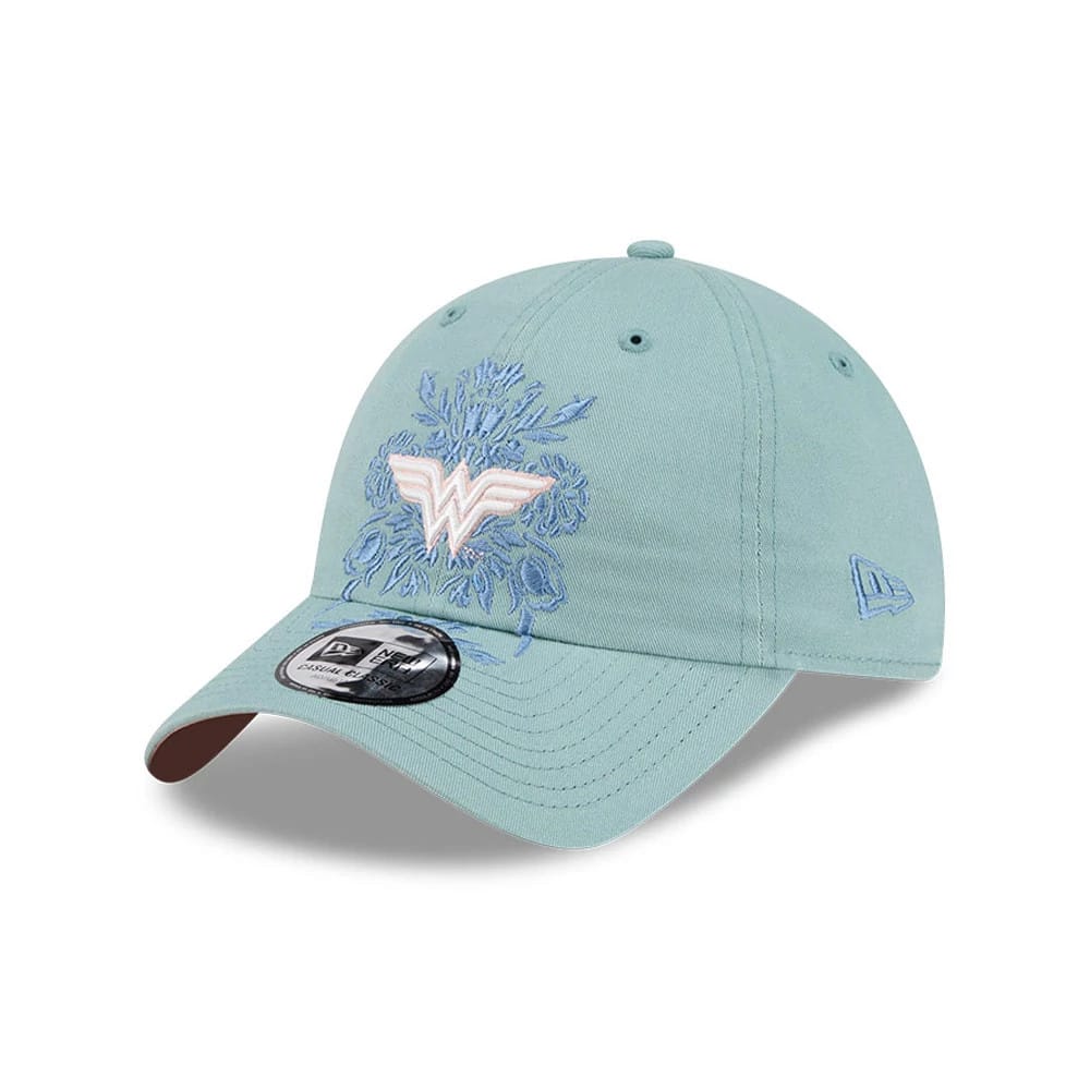 Pictured is this Womens DC Wonder Woman Casual Classic cap in pastel blue. 1