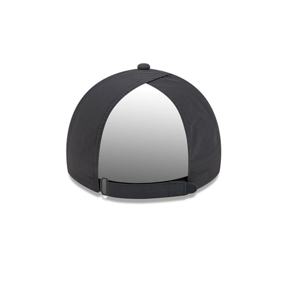 Pictured is this Womens DC Batgirl Open Back cap in charcoal. 2