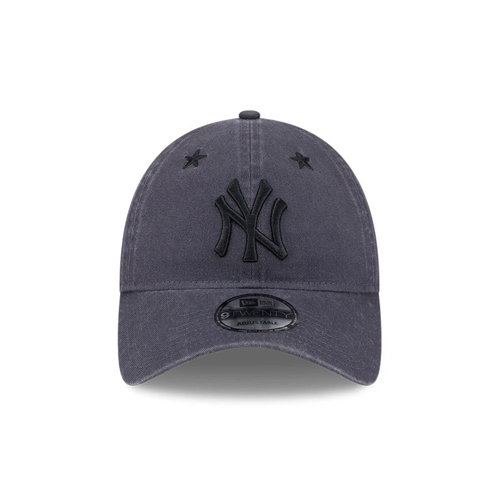 Pictured is this MLB Starry Eyelet New York Yankees 9TWENTY cap in black. 2
