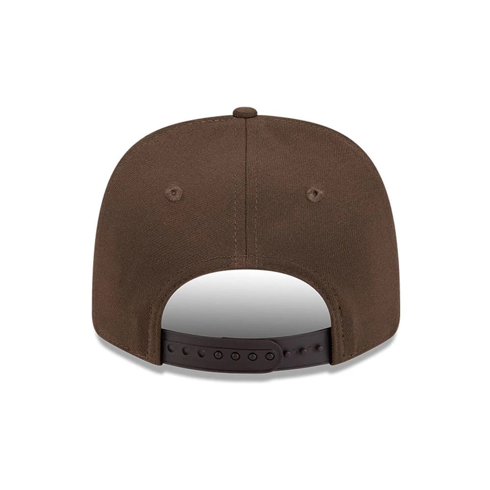 Pictured is this MLB San Diego Padres 9SEVENTY Stretch Snap cap in dark brown. 7
