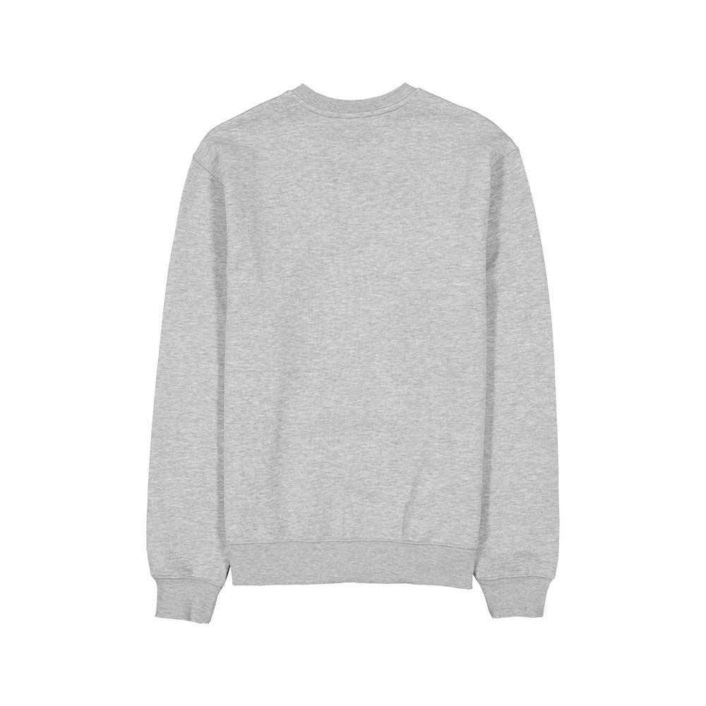 The model is wearing this NFL Training 2026 Dallas Cowboys Crew Neck Sweater in grey. 7