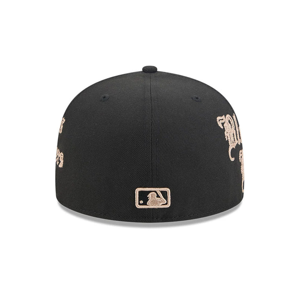 Pictured is this MLB Heritage LA Dodgers 59FIFTY Fitted cap in black. 7