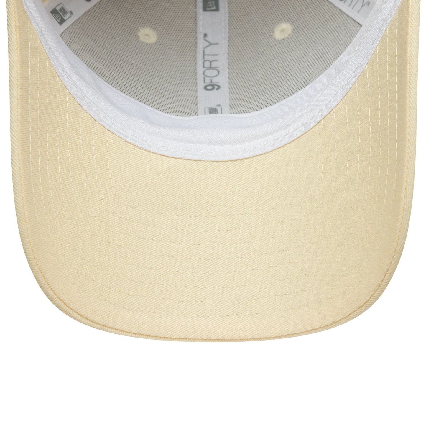 Pictured is this Womens Lacoste X New Era 9FORTY cap in light beige. 5