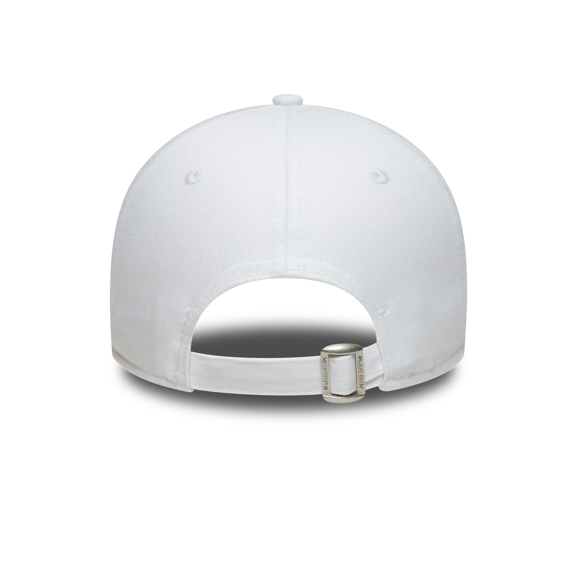 Pictured is this Womens Lacoste X New Era 9FORTY cap in white. 4