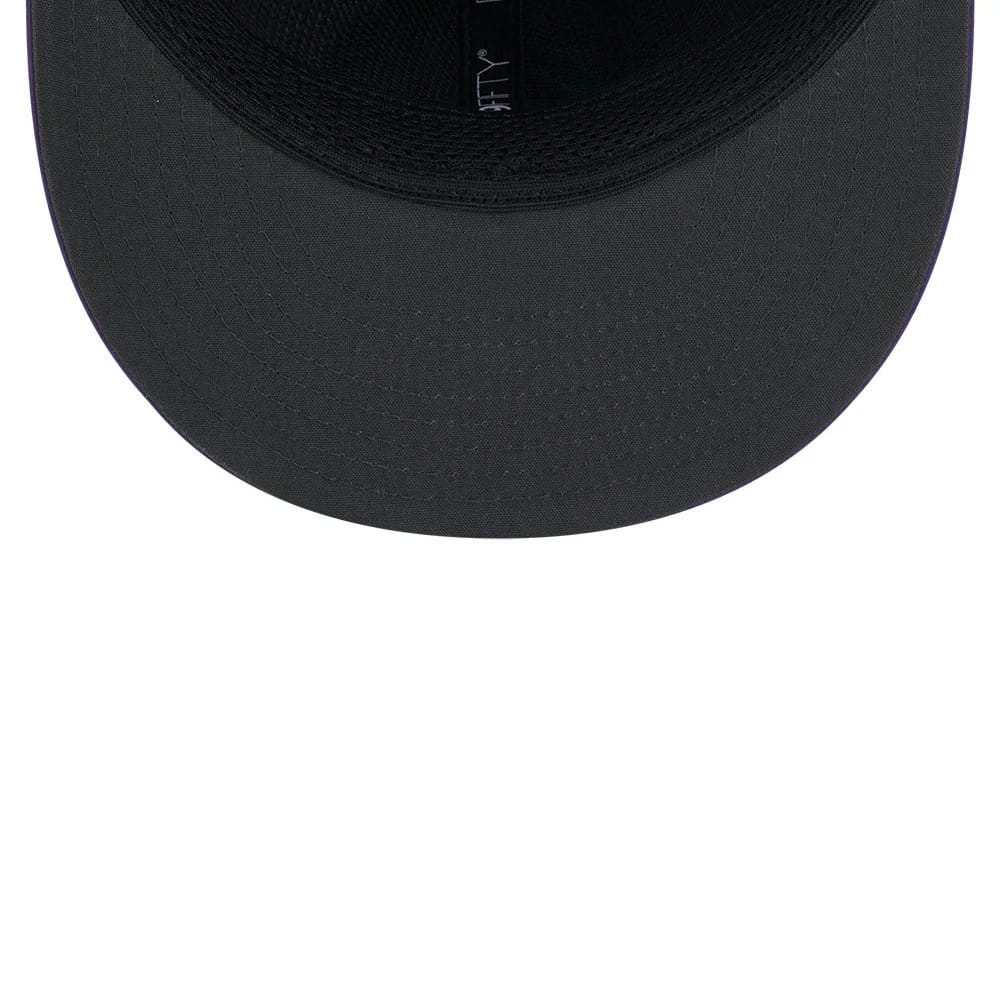 Pictured is this NFL Sideline 2026 Minnesota Vikings 59FIFTY Fitted cap in purple. 2