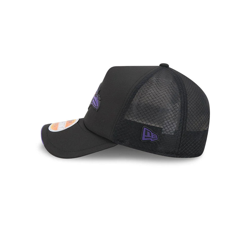 Pictured is this NFL Sideline 2026 Baltimore Ravens 9FORTY Apex cap in black. 4