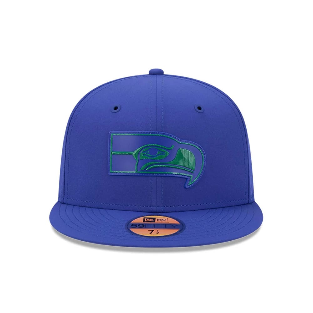 Pictured is this NFL Sideline 2026 Seattle Seahawks 59FIFTY Fitted cap in blue. 3