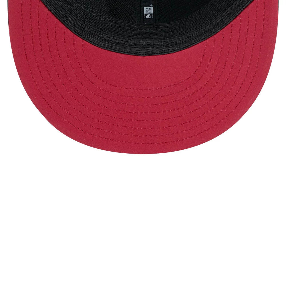 Pictured is this NFL Sideline 2026 Arizona Cardinals 9FIFTY Snapback cap in charcoal. 2