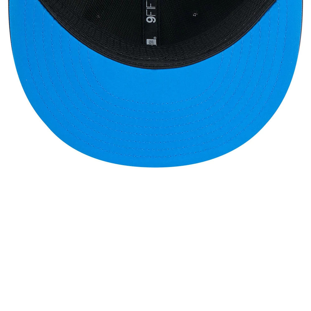 Pictured is this NFL Sideline 2026 Detroit Lions 9FIFTY Snapback cap in charcoal. 2