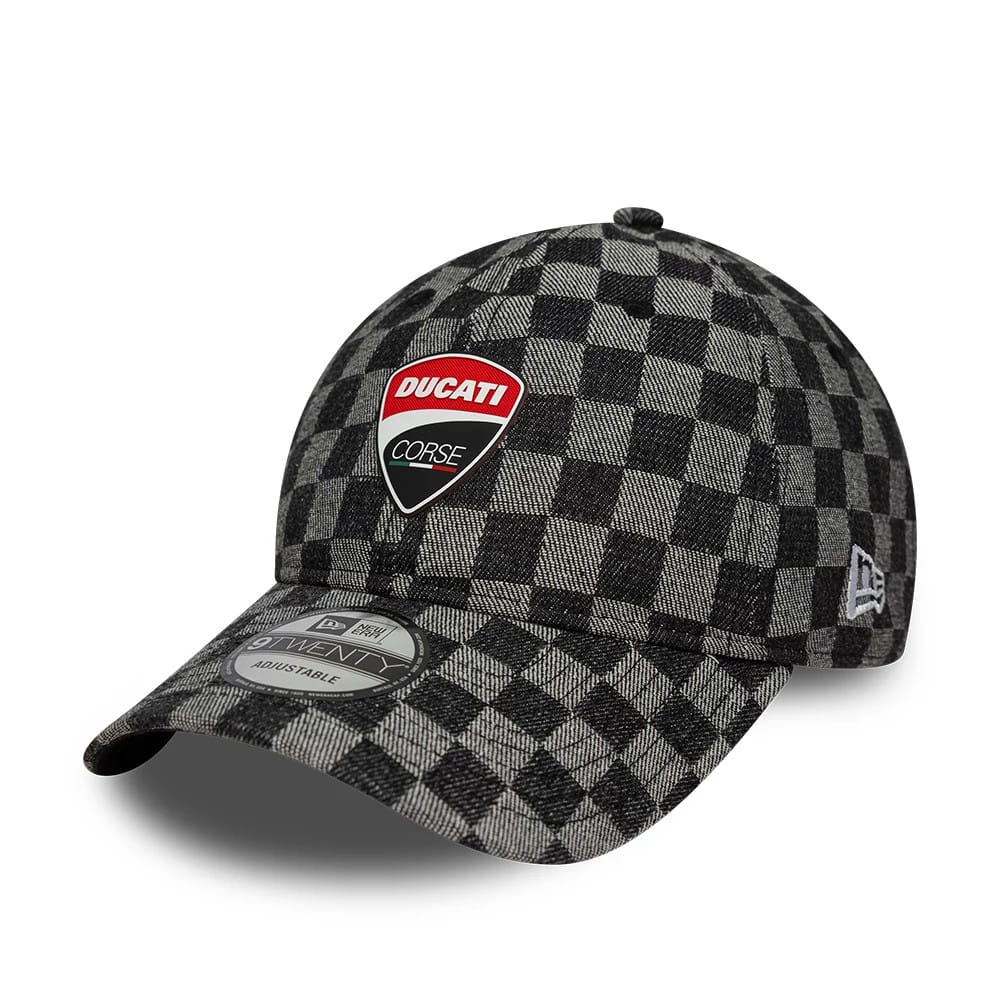 Pictured is this Ducati Motor All Over Print 9TWENTY cap in black. 1