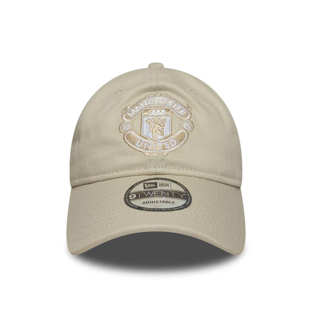 Pictured is this Manchester United FC 9TWENTY cap in cream. 2