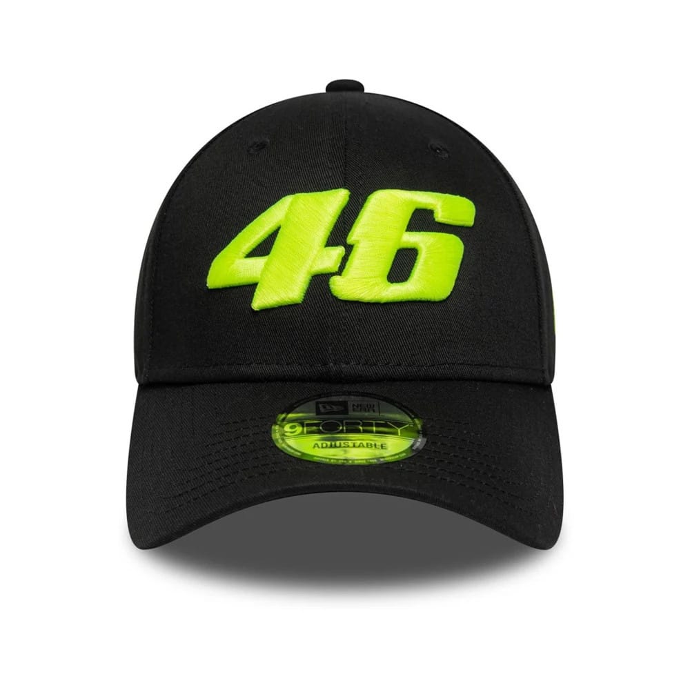 Pictured is this VR46 Logo 9FORTY cap in black. 2