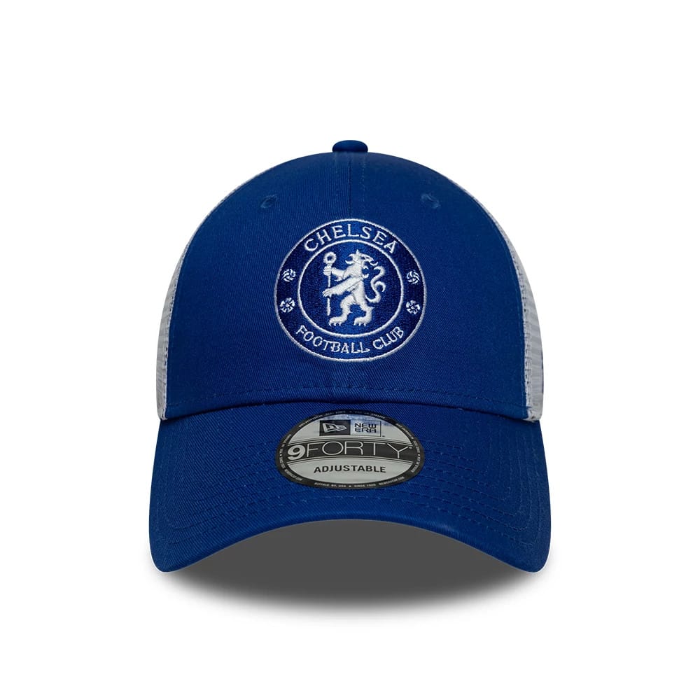 Pictured is this Chelsea FC League 9FORTY cap in blue. 2