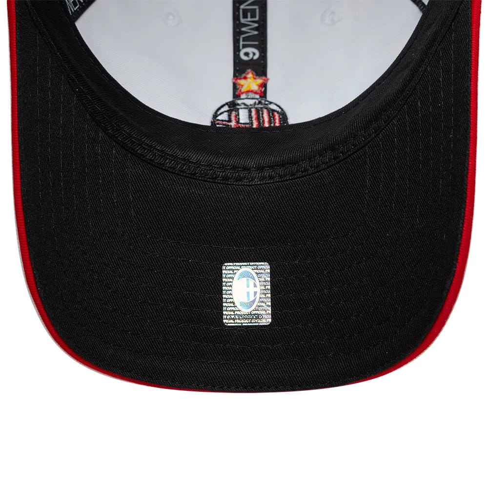 Pictured is this AC Milan 96 9TWENTY cap in white. 2