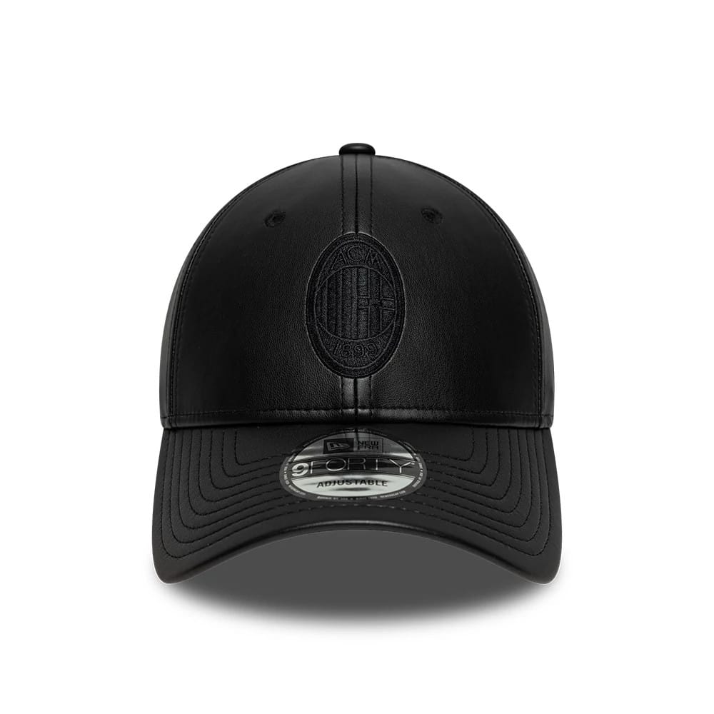 Pictured is this AC Milan PU 9FORTY cap in black. 2
