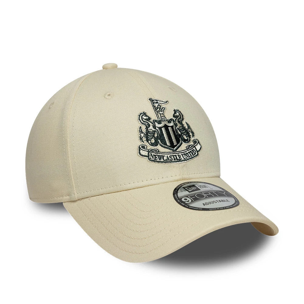 Pictured is this Newcastle United FC 9FORTY cap in cream. 3