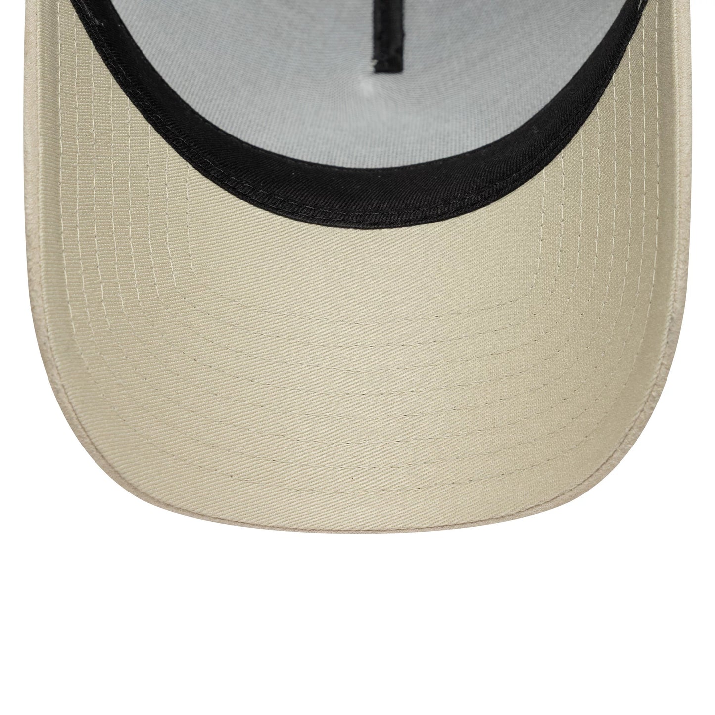 Pictured is this Newcastle United FC Faux Suede 9FORTY E-Frame Trucker cap in cream. 5