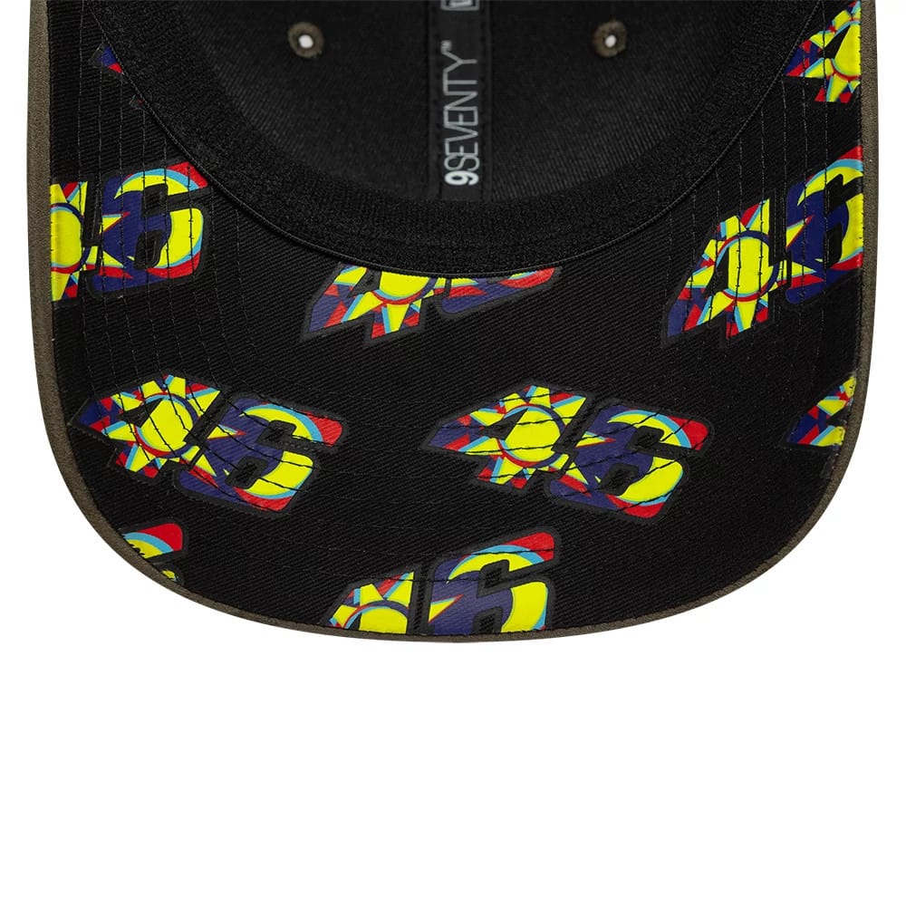 Pictured is this VR46 Flawless 9SEVENTY Stretch Snap cap in green. 2