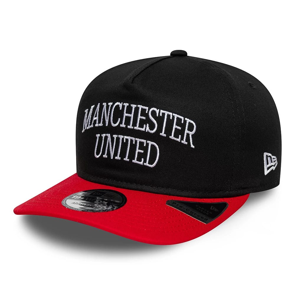 Pictured is this Manchester United FC Keano 19TWENTY cap in black & red. 1