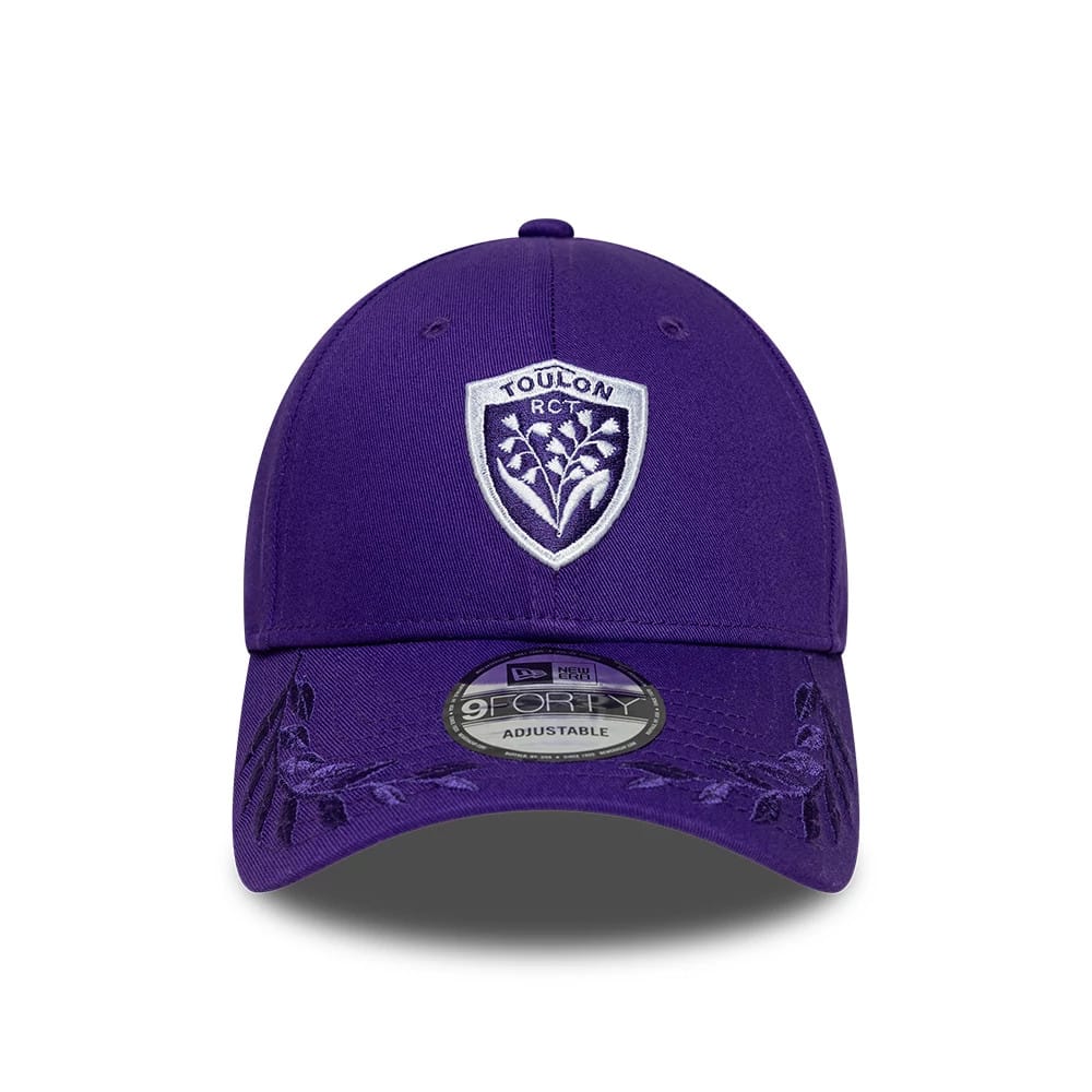 Pictured is this Rugby Club Toulon Laurel 9FORTY cap in dark purple. 2