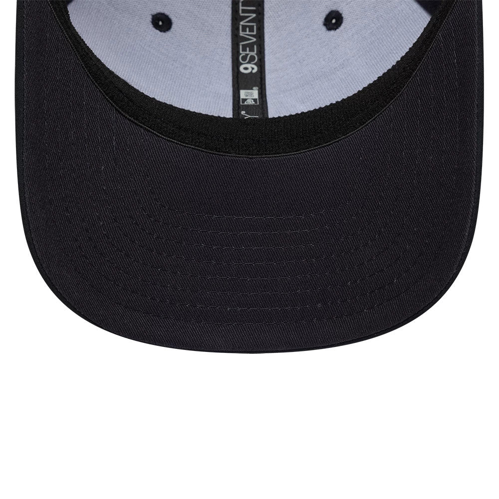 Pictured is this French Federation Of Rugby Kit 9SEVENTY Stretch Snap cap in navy. 5