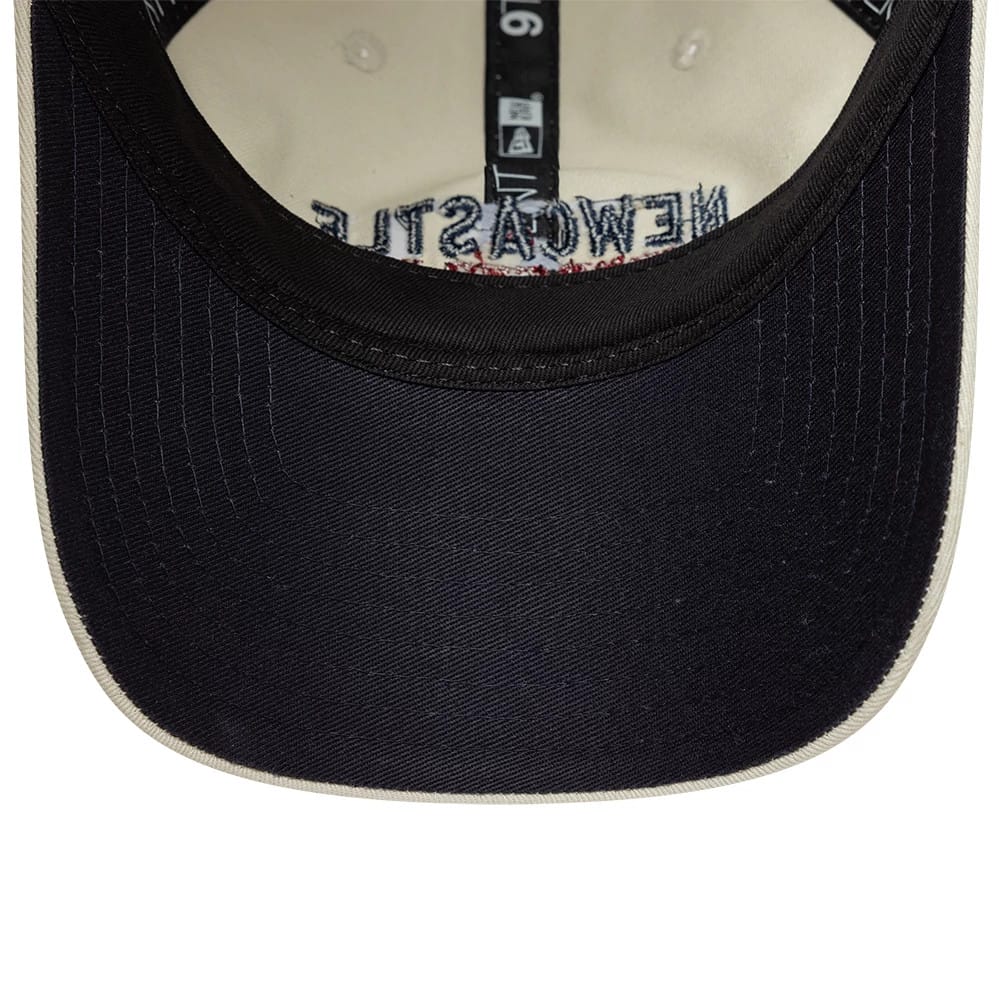 Pictured is this Newcastle United FC Howay The Lads 9TWENTY cap in cream. 2