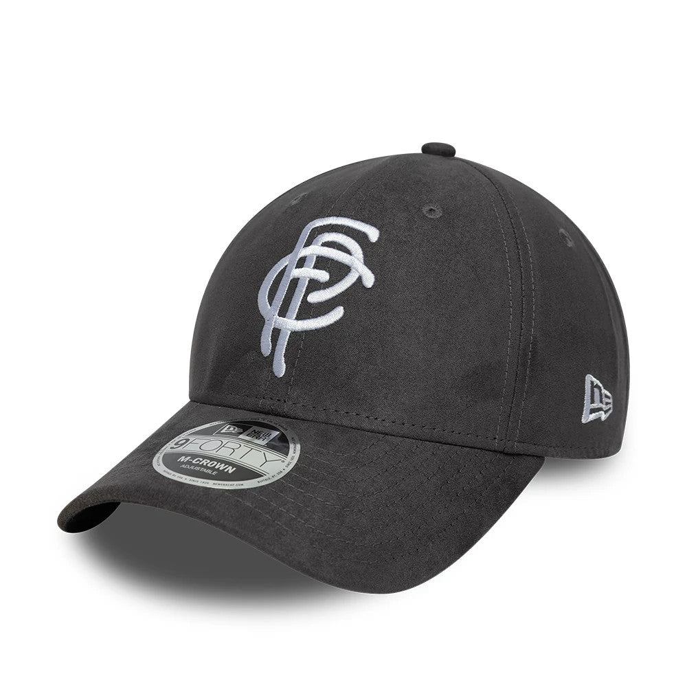 Pictured is this FC Porto Faux Suede 9FORTY M-Crown cap in dark grey. 1