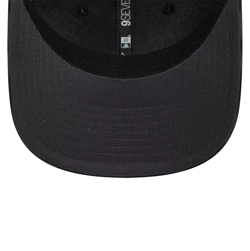 Pictured is this Visa Cash App Racing Bulls All Over 9SEVENTY Stretch Snap cap in black. 5