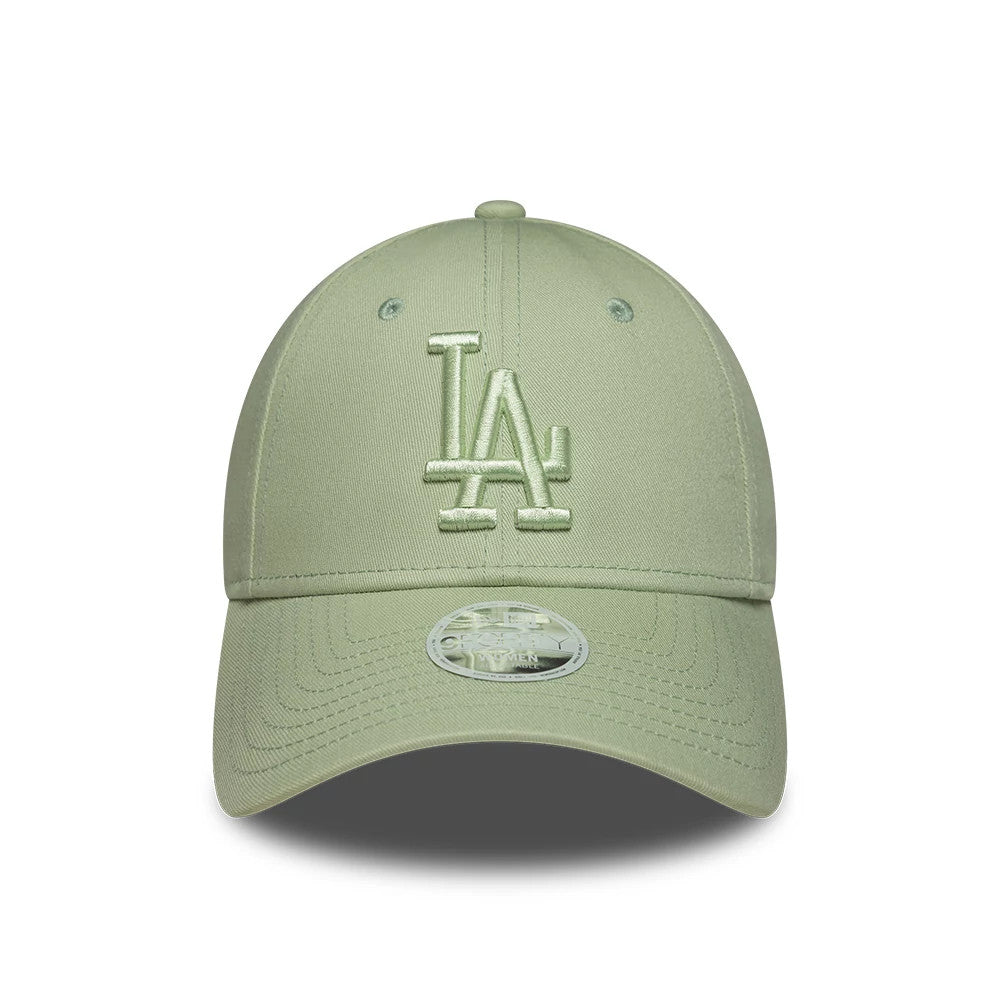 Pictured is this Womens MLB League Essential LA Dodgers 9FORTY cap in pastel green. 2