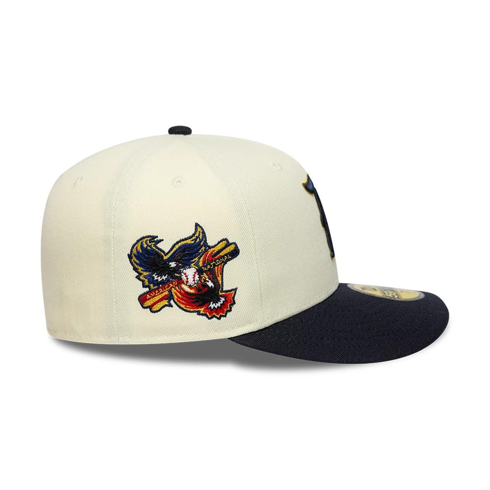 Pictured is this MLB Pin Texas Rangers 59FIFTY Fitted cap in navy. 6