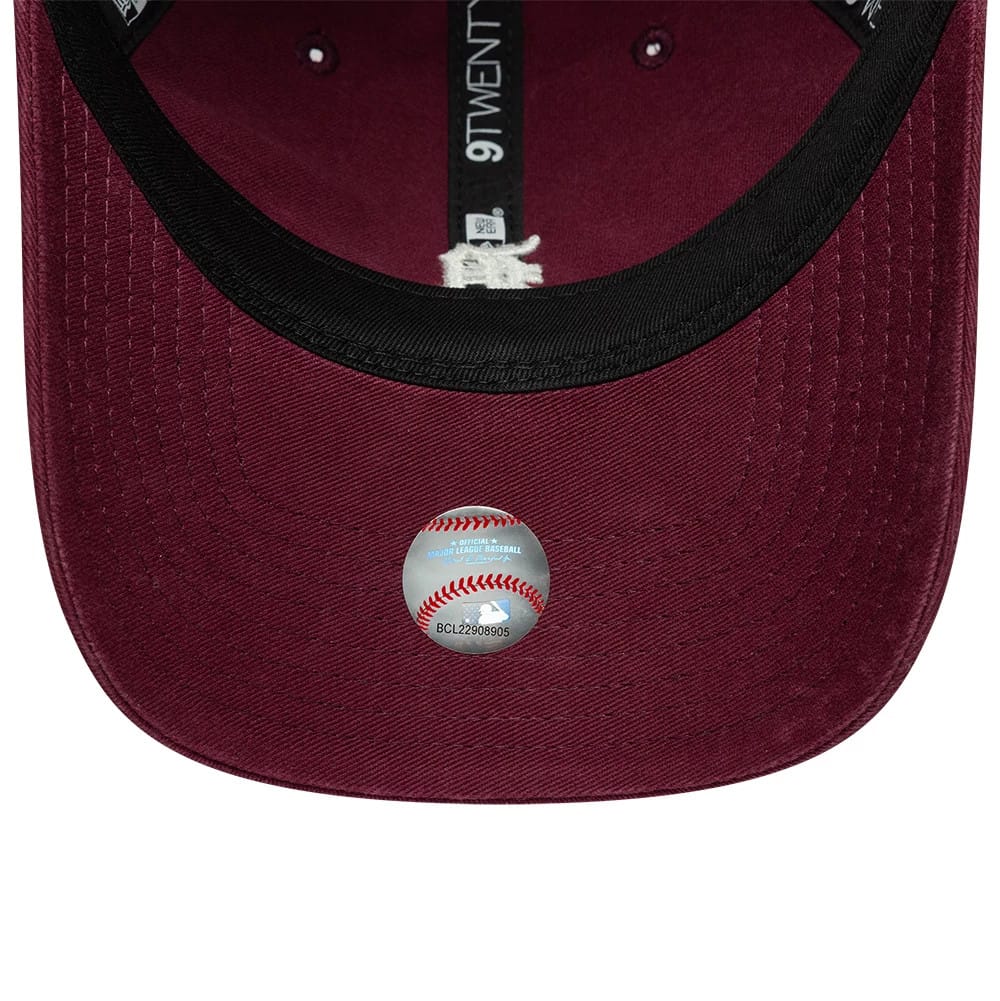 Pictured is this MLB Mini Logo Detroit Tigers 9TWENTY cap in dark red. 5