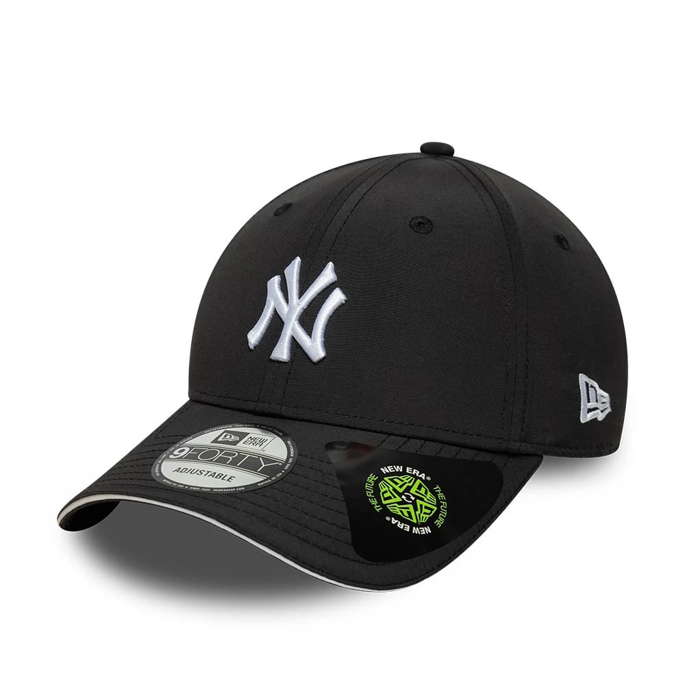 Pictured is this MLB Recycled New York Yankees Midi 9FORTY cap in black. 1