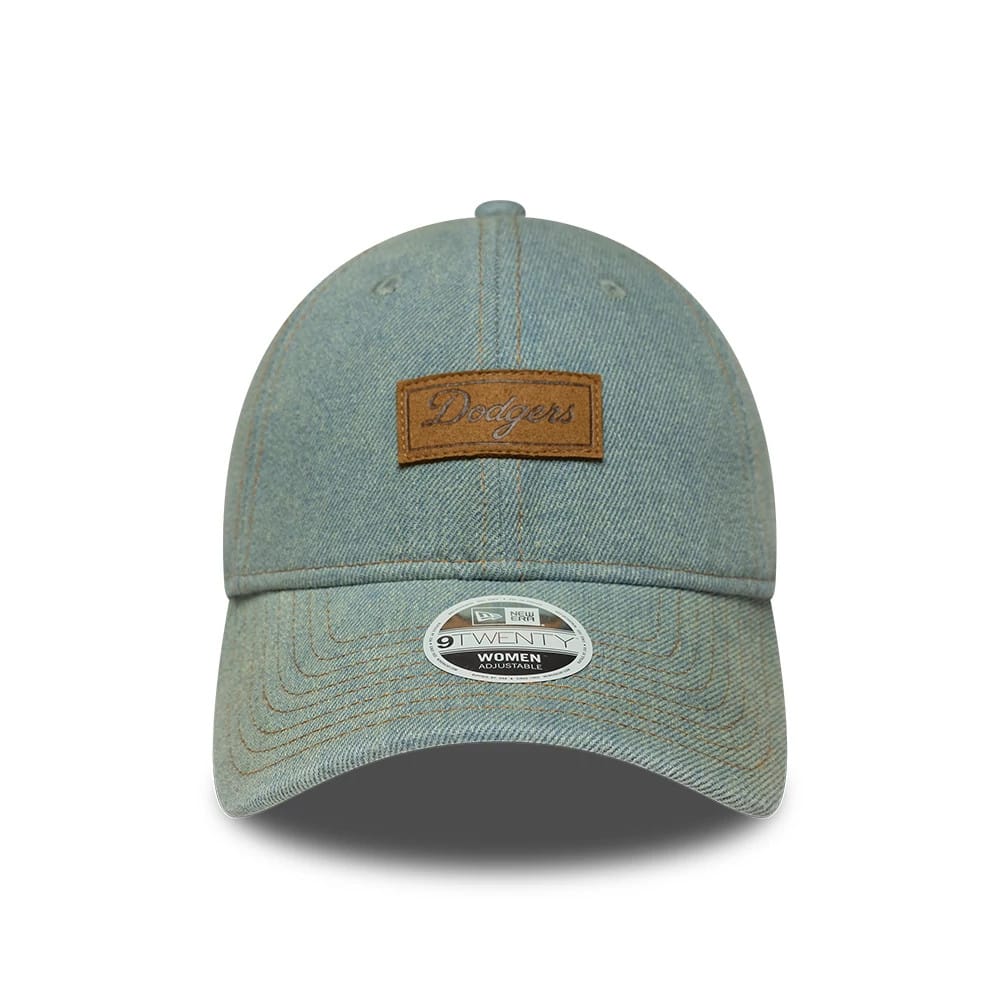 Pictured is this Womens MLB Denim LA Dodgers 9TWENTY cap in pastel blue. 2