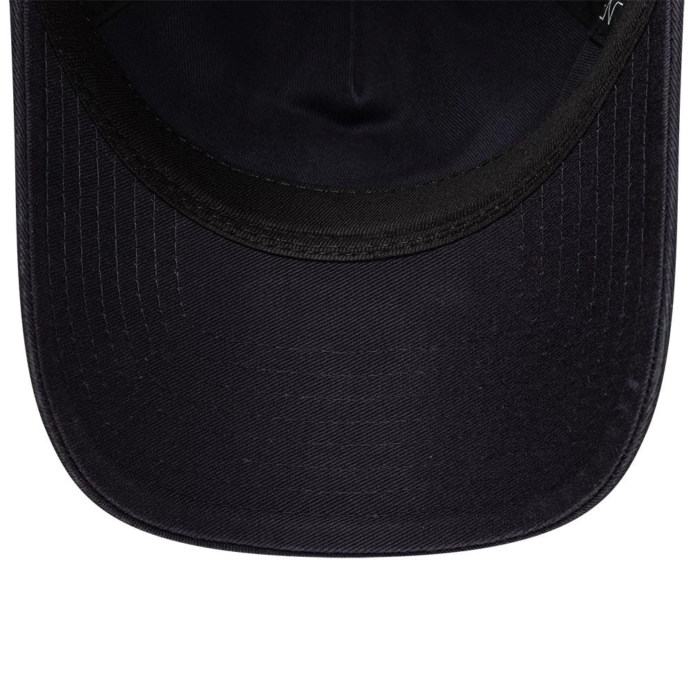 Pictured is this New Era Embossed 9TWENTY A-Frame cap in navy. 5